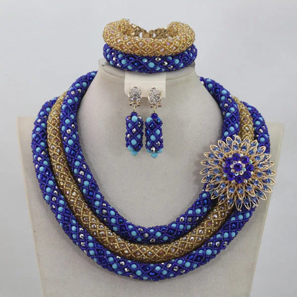 3 Layers Fashion African Beads Set