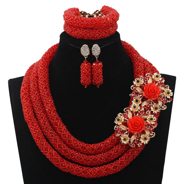 3 Layers Fashion African Beads Set