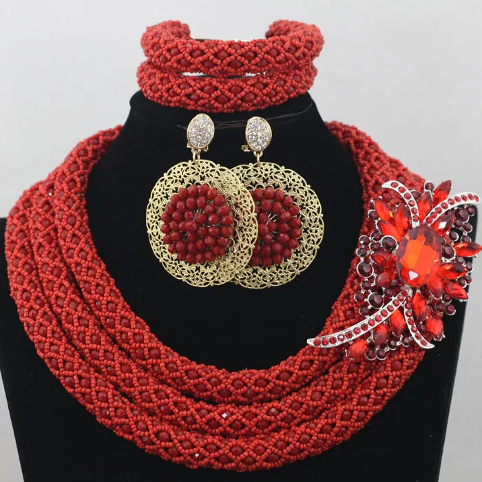 3 Layers Fashion African Beads Set