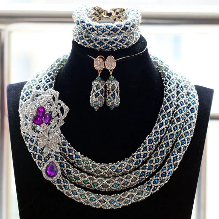 3 Layers Fashion African Beads Set