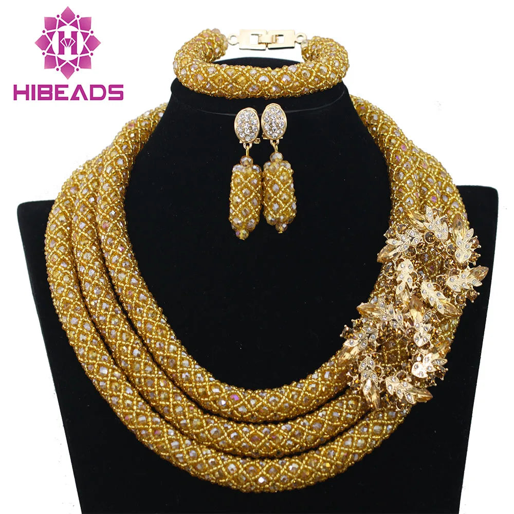3 Layers Fashion African Beads Set
