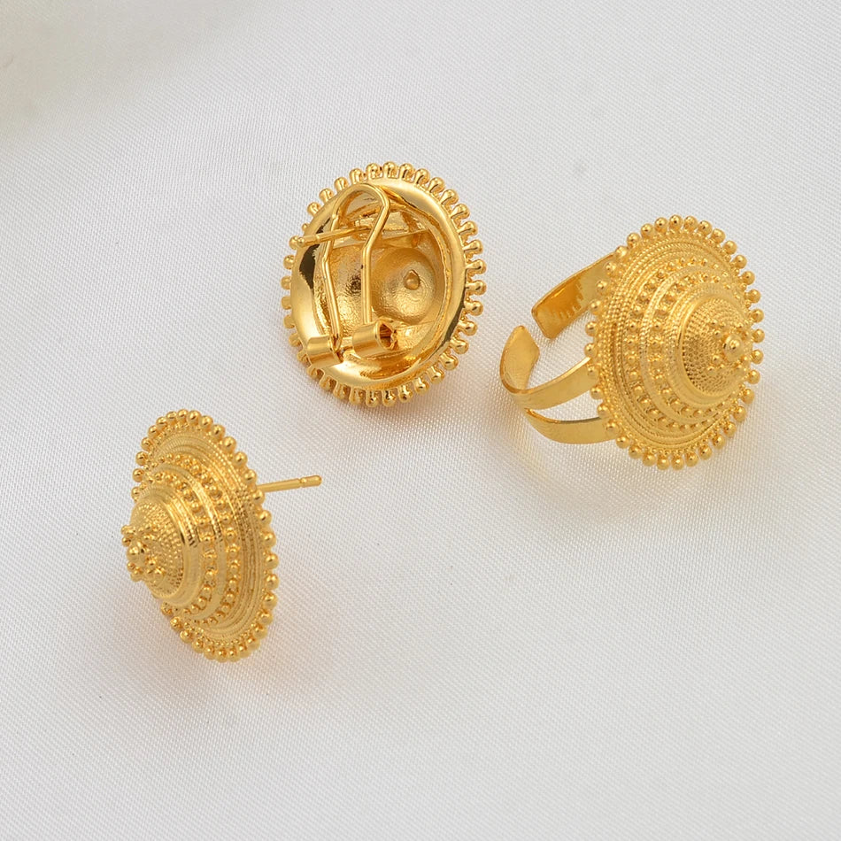 Ethiopian Rope Chain Jewelry Set
