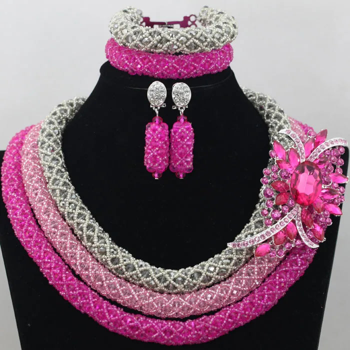 3 Layers Fashion African Beads Set