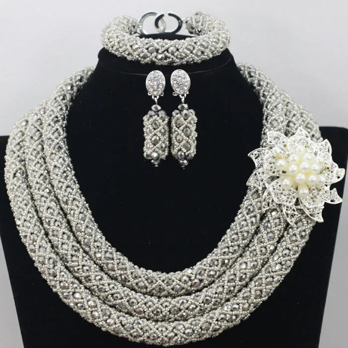 3 Layers Fashion African Beads Set