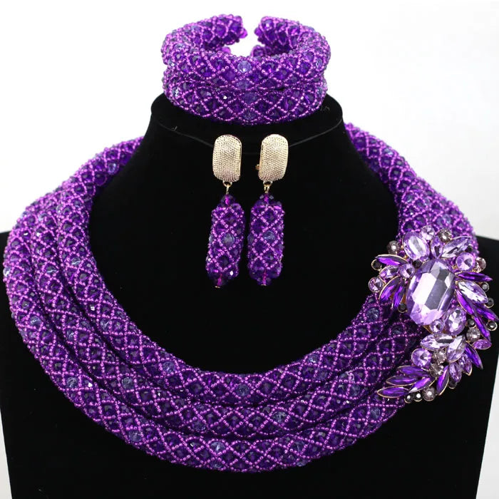 3 Layers Fashion African Beads Set
