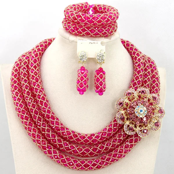 3 Layers Fashion African Beads Set