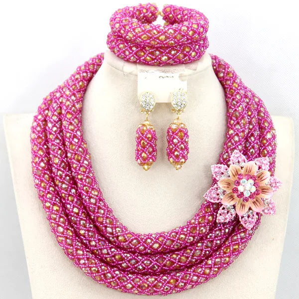 3 Layers Fashion African Beads Set