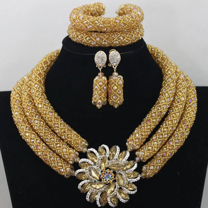 3 Layers Fashion African Beads Set