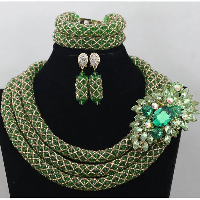 3 Layers Fashion African Beads Set