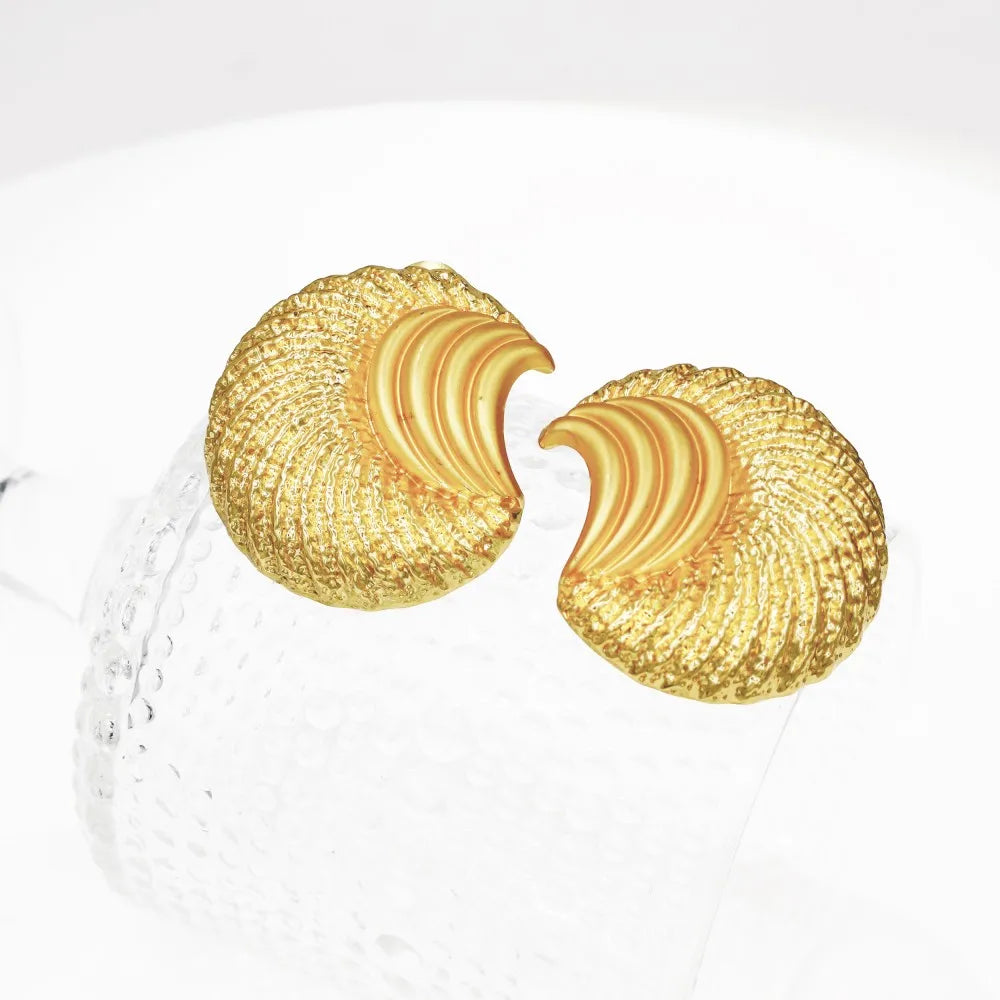 Luxury 18K Gold Plated Big Jewelry Set Large Necklace
