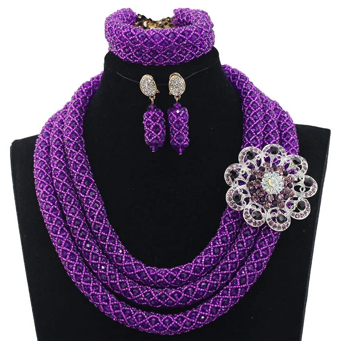 3 Layers Fashion African Beads Set