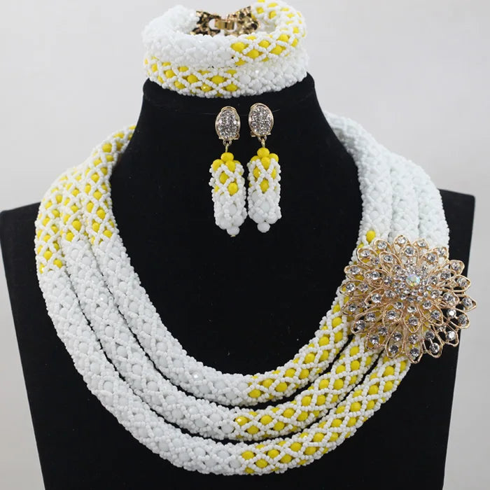 3 Layers Fashion African Beads Set