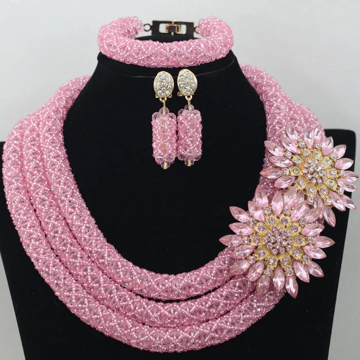 3 Layers Fashion African Beads Set