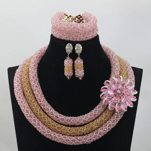 3 Layers Fashion African Beads Set