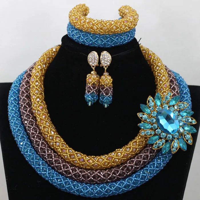 3 Layers Fashion African Beads Set