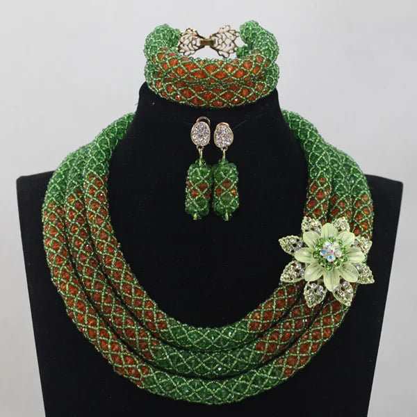 3 Layers Fashion African Beads Set