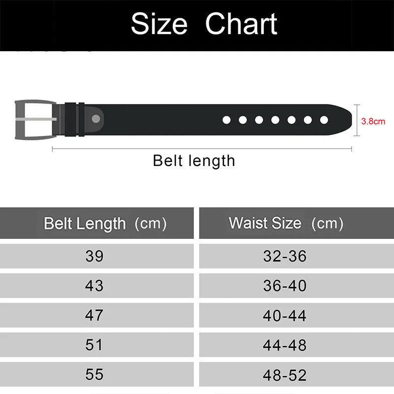 Maikun Genuine Leather Belts For Men's Trousers