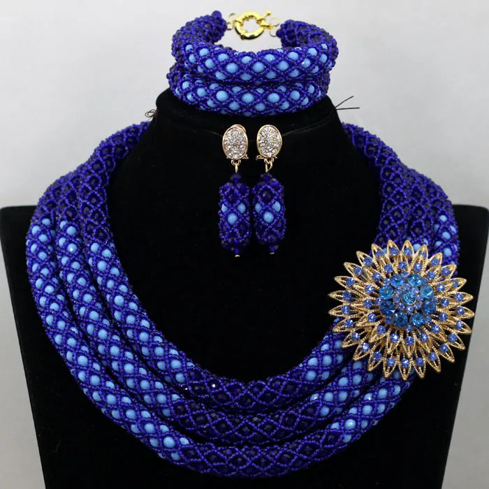 3 Layers Fashion African Beads Set
